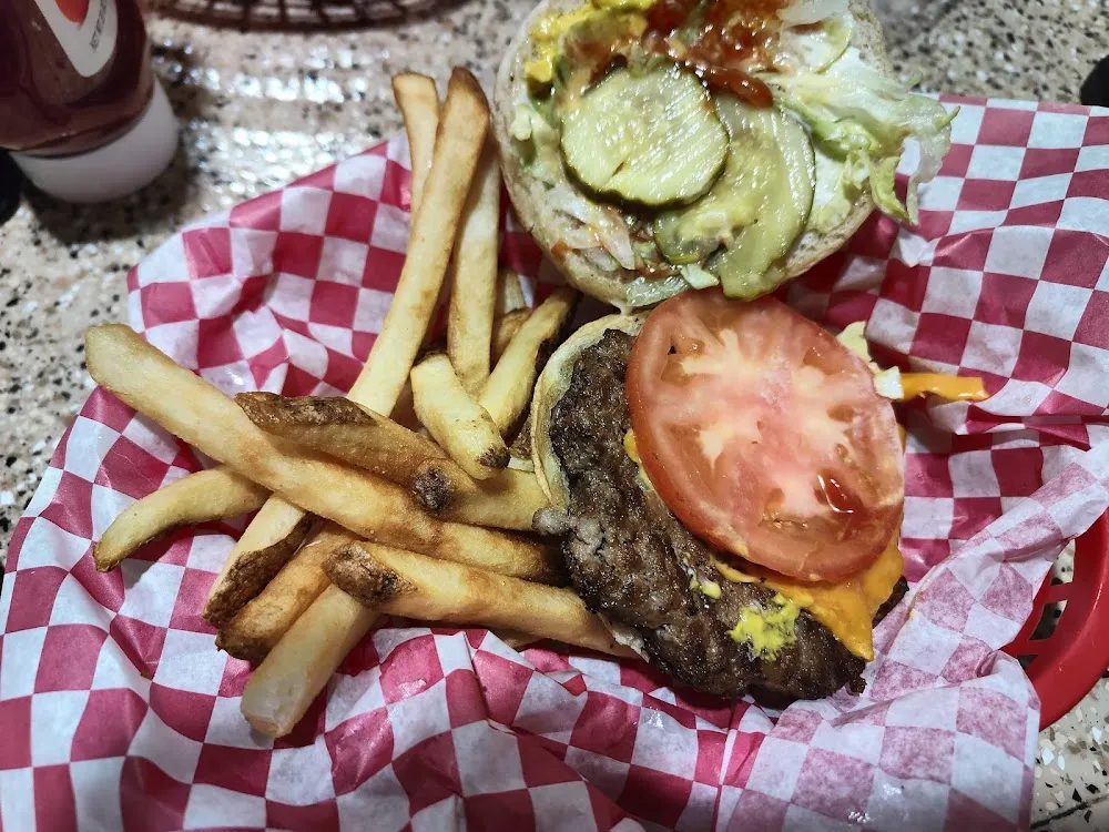 Kids Burger and Fries