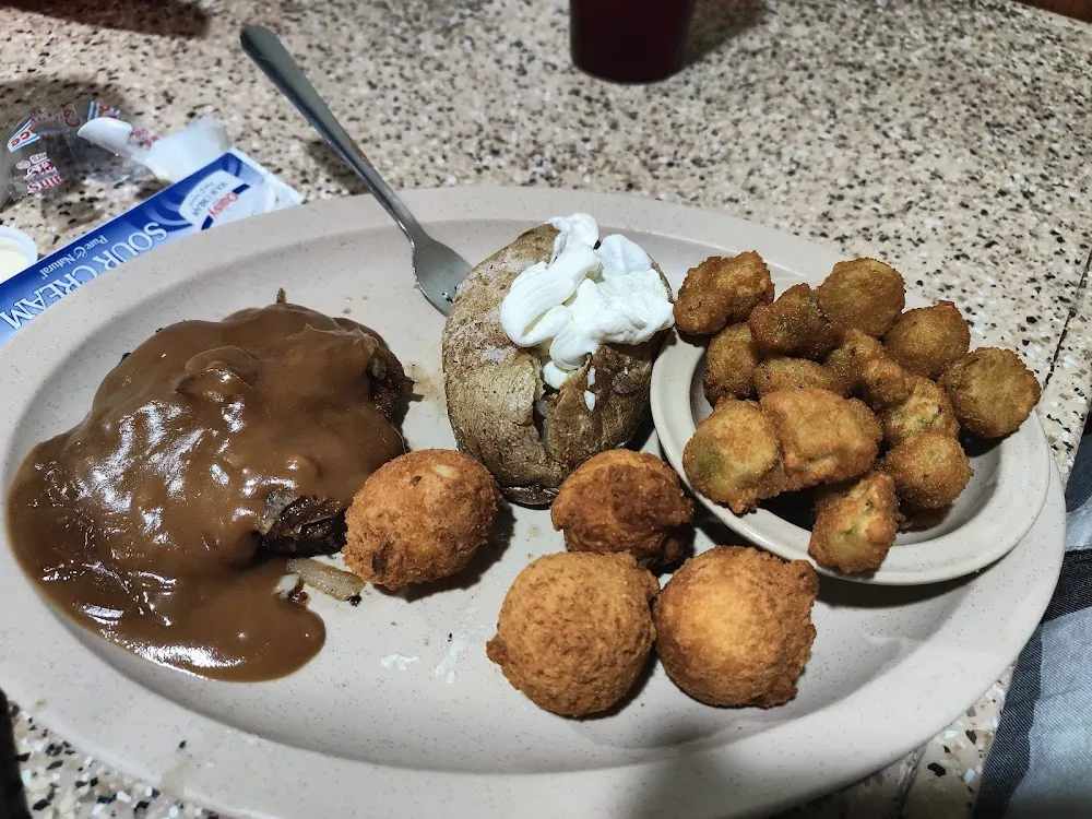 Okra and Hush Puppies